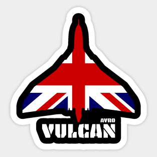 Avro Vulcan (Union Jack Flag) Sticker